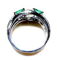 Anello Sommer Donna I Classici in Oro bianco Smeraldo 0.45 Ct 10056813-15 - 10056813-15